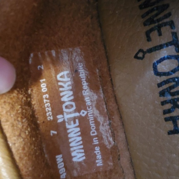 Leather Minnetonka moccasin 7 - Picture 4 of 6